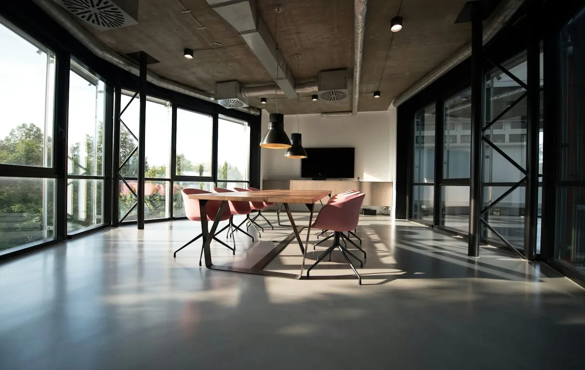 Bright, focused workspace