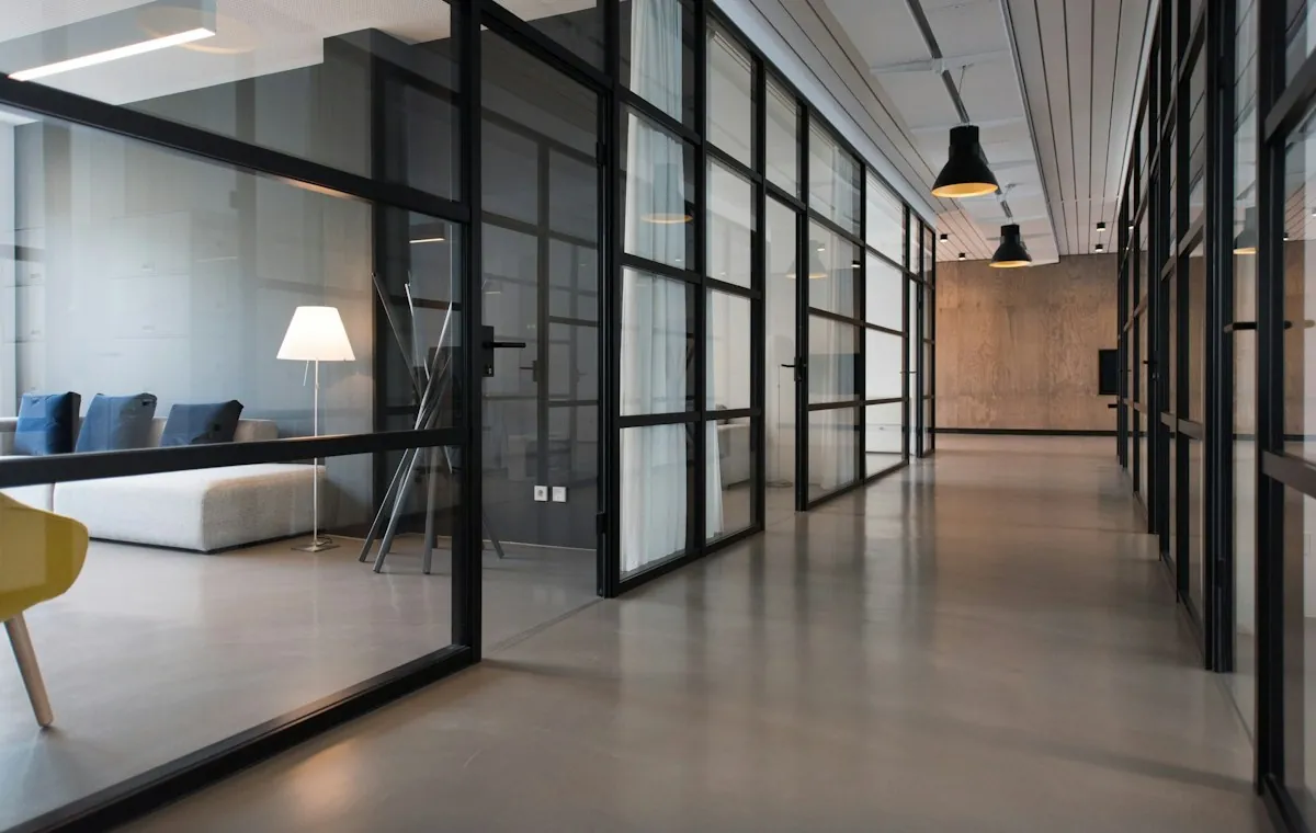 Clean and welcoming office interior